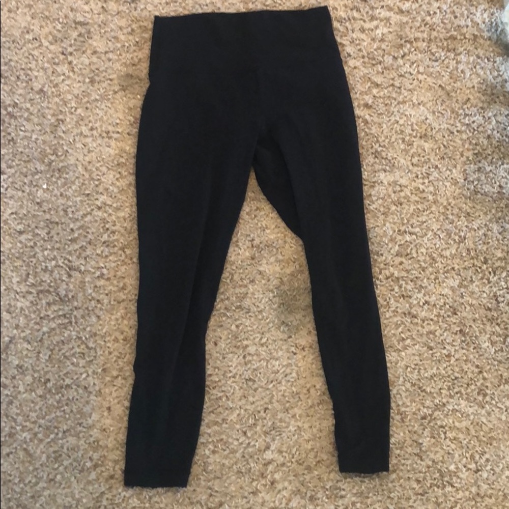 Black lululemon align leggings size 8